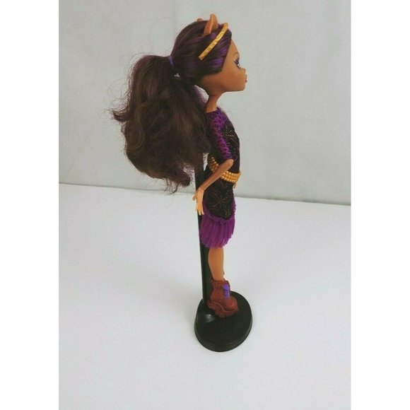 Monster High Haunted Spirits Clawdeen Wolf 11" Doll With Stand & Accessories - Picture 2 of 5
